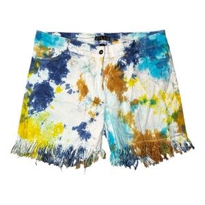 Taxi Tie-Dye Women's Jean Shorts Size 1X NWT